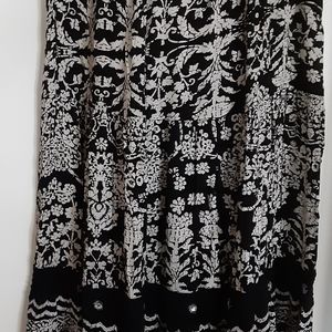 Forbidden black and white skirt size medium
